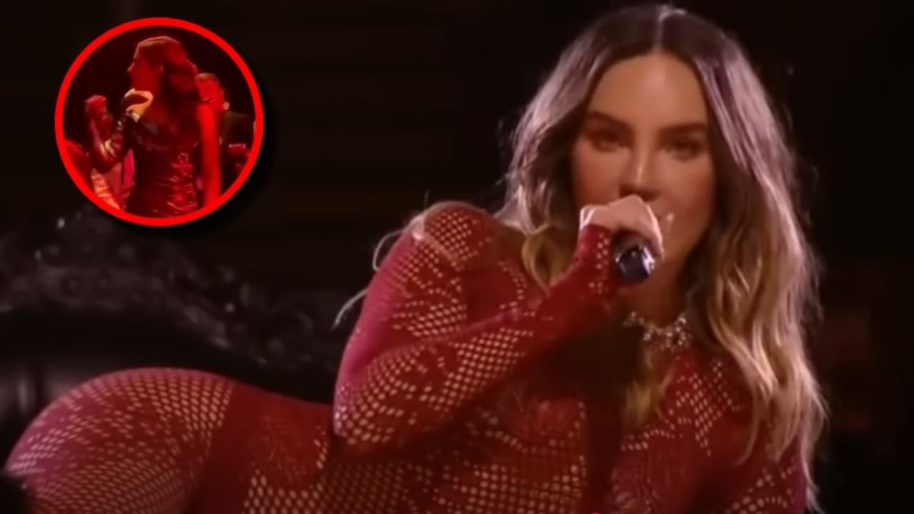 Ángela Aguilar se Levantó de su asiento para no ver la actuación de belinda en premios lo nuestro: video