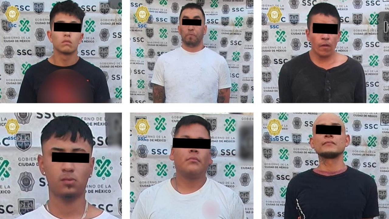 SSC Reporta la Detención de 6 Personas Presuntamento Relacionadas Con un robo a Casa Hábitacia en Magdalena Contreras