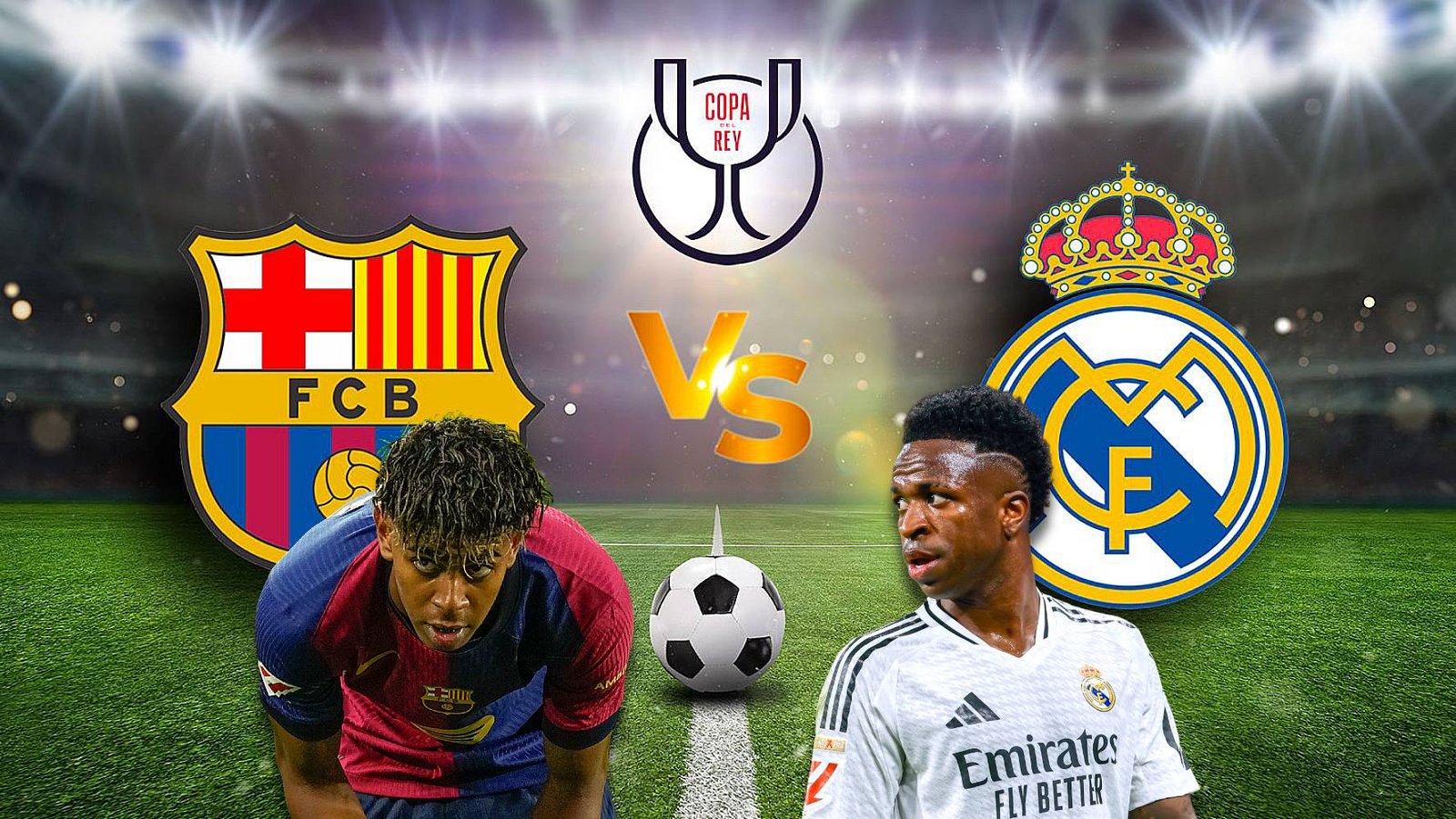 Barcelona vs. Real Madrid en Final de Copa del Rey 2025 en Vivo: ¿un hora y dónde ver Hoy el Partido?