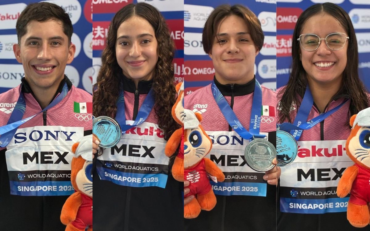 ¡Plata para México! Equipo Mixto de Clavados Brilla en el Mundial de Deportes Acuícos