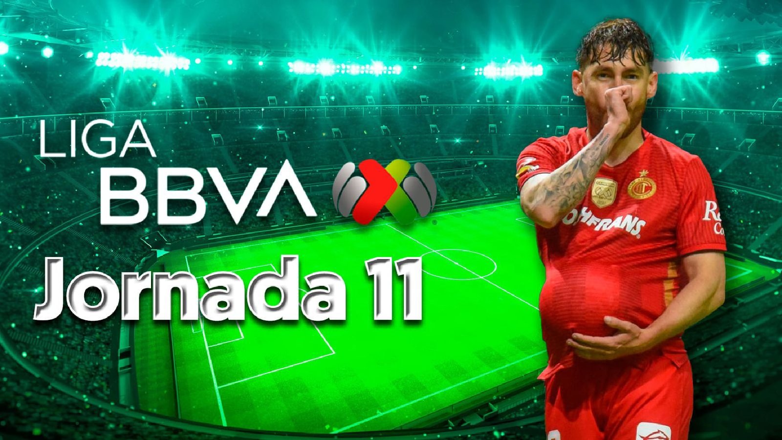 Toluca se Hace del Liderato: Resultados de la jornada 11 en el Aperta 2025 de la Liga MX