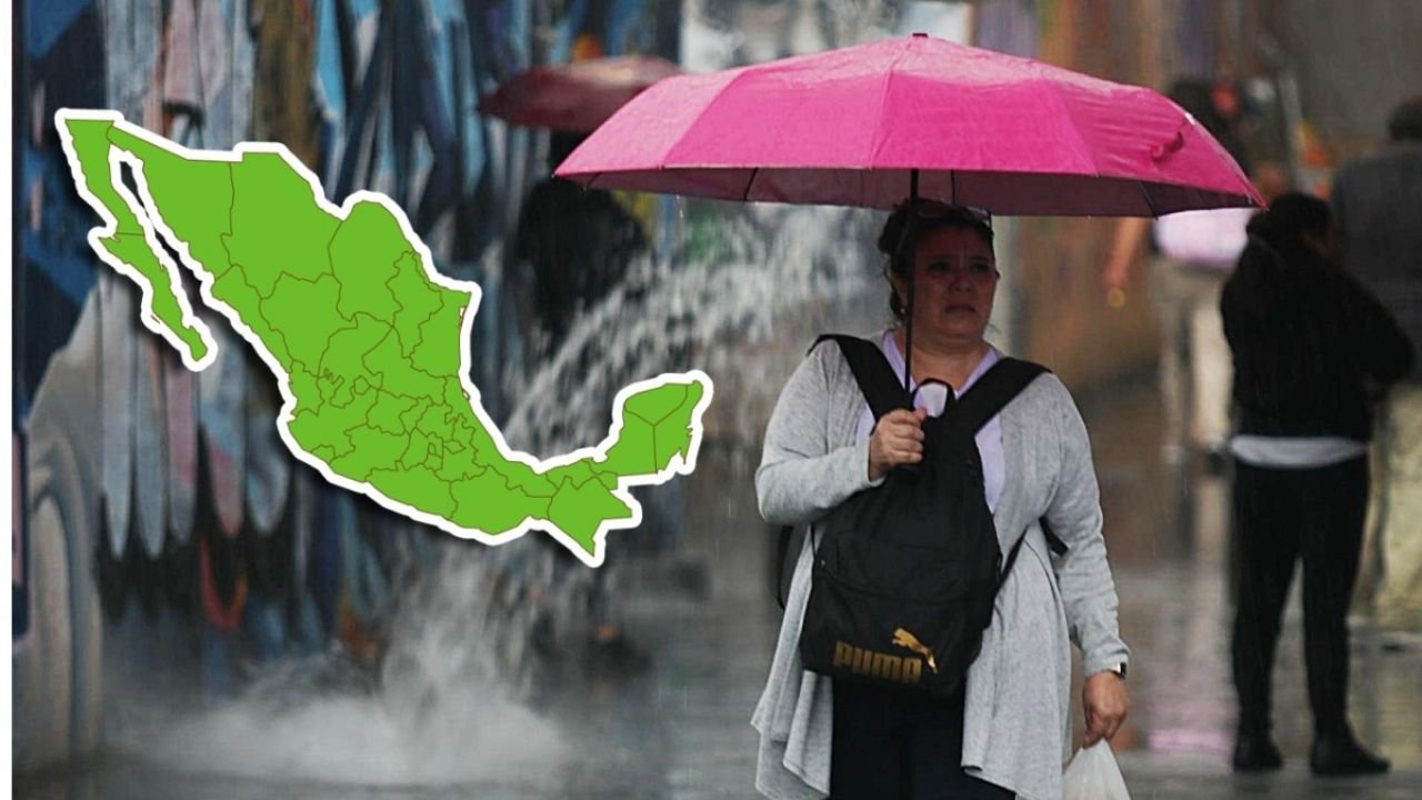 25 estados inician la semana con lluvias fuertes y chubascos este lunes 13 de octubre de 2025