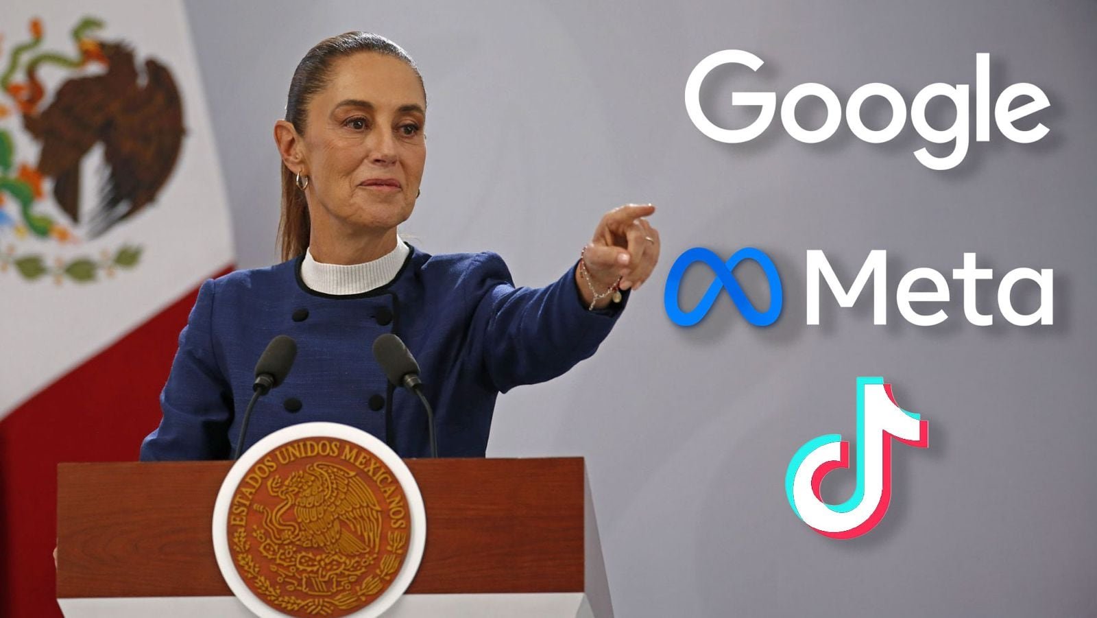 Pacta México con Google, TikTok y Meta combate vs. violencia a mujeres