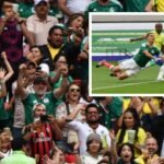 El estadio Banorte viajó en el tiempo: leyendas de México y Brasil encendieron la fiesta mundialista