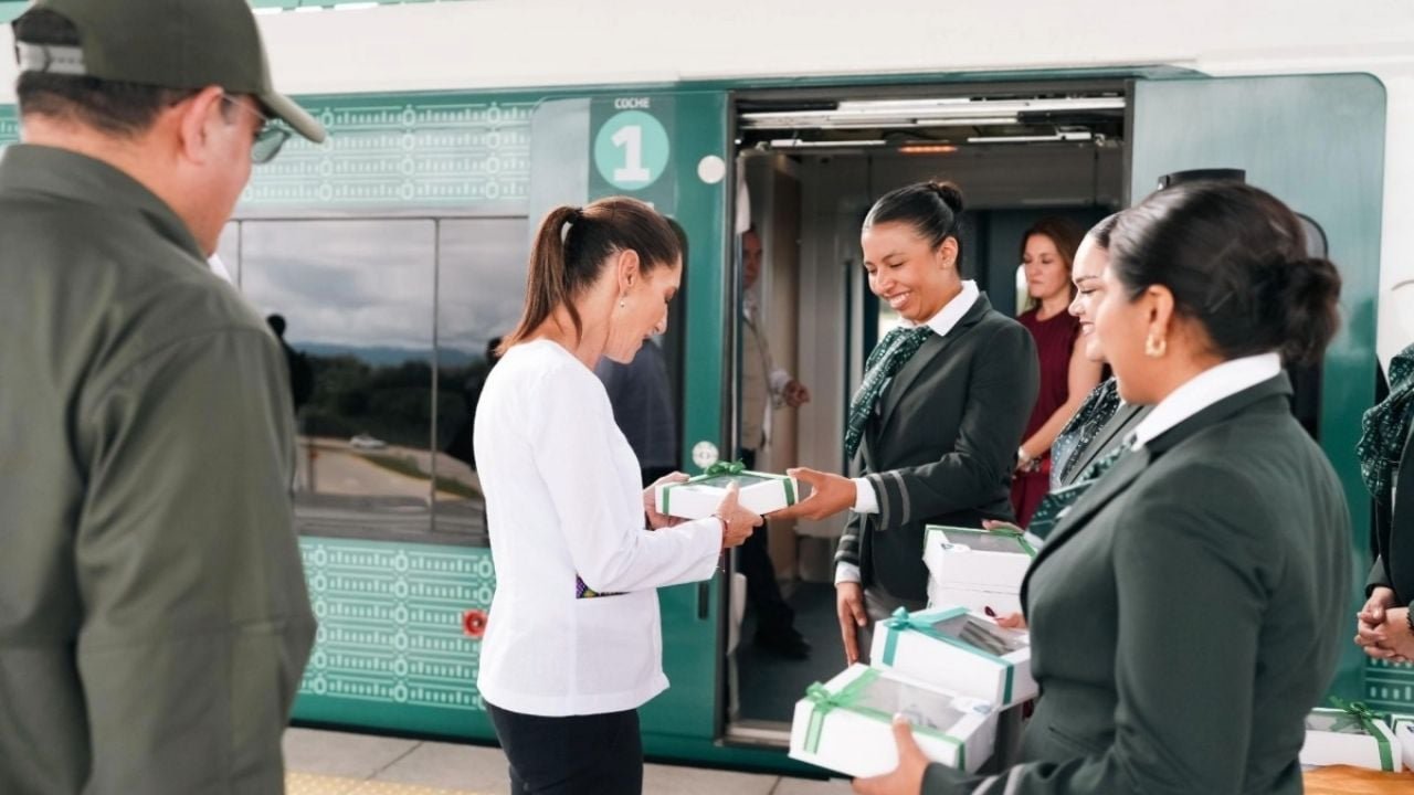 Le vamos a ganar al presidente López Obrador: Sheinbaum sobre trenes