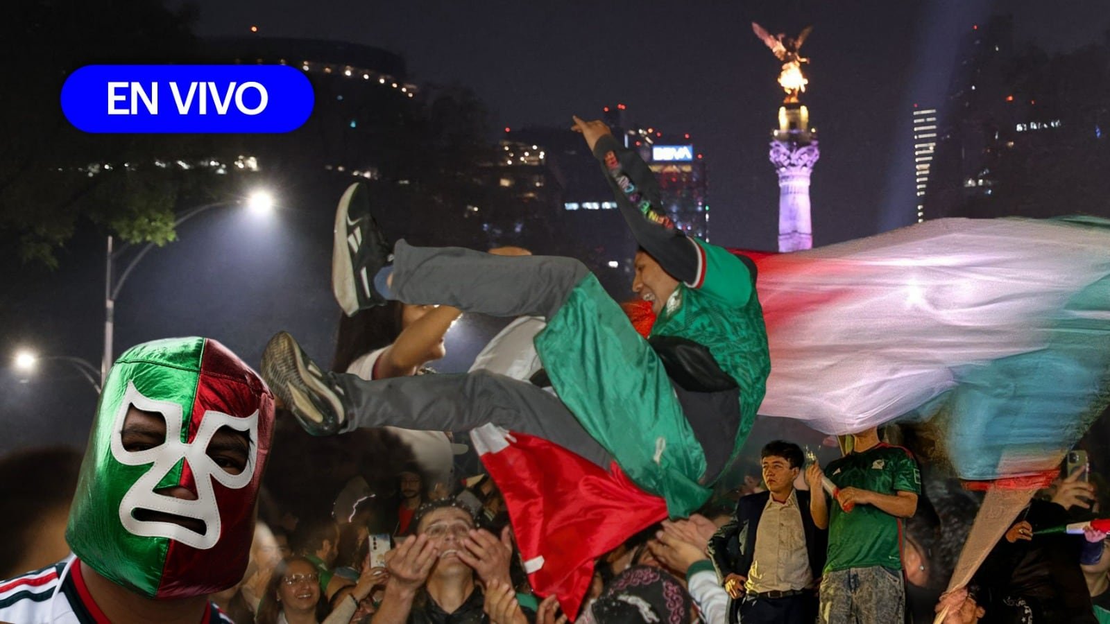 Sigue EN VIVO los festejos en el Ángel por el México vs. Ecuador; Sheinbaum verá el partido en Azcapotzalco